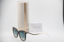 NEW JIMMY CHOO STEFF/S P4GI4 GREY GLITTER GOLD SUNGLASSES FRAMES 55-16 picture