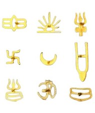 Spiritual Forehead Teeka Tilak Tika Applicator Stamp Tool For Men Women picture