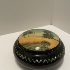Vintage 1994 Russian Lacquer Box Fedoskino 