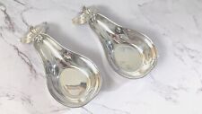 Beautiful Vintage International Silver Company Silver Plate Pear Spoon Rests-2 picture