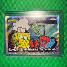 Topps 2025 Topps Chrome SpongeBob SquarePants #68 Ravioli Ravioli  139/175 picture