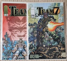 Team 7 #1 and #2 (Lot of 2) IMAGE Comics 1994 VF picture