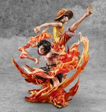 ONE PIECE Luffy & Ace Portrait.Of.Pirates 20th Anniv. Limited Figure MegaHouse picture