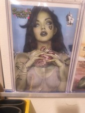 Zombie Tramp #56 Shikarii Close Up Sheer Limited to 100 Signed By Dan Mendoza picture