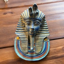 Ancient Egyptian Antiquities Tutankhamun Mural Pharaonic Unique Stone Rare BC picture
