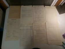 L71. Vintage WWII US Navy & War Production Board Contract Documents Lot Complete picture