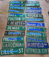 24 inch Street name signs pICK ONE. Approximately 24 inch in length picture