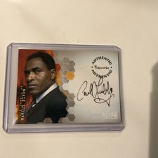 2003 INKWORKS ALIAS SEASON 2 CARL LUMBLY #A10 AUTOGRAPH MARCUS DIXON picture