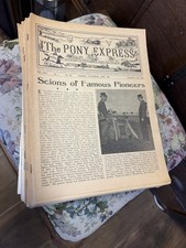 Vintage “The Pony Express” Historical Newspaper Lot of 56 Sonora, CA 1959-1971  picture