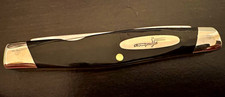 Vintage Buck 313 USA Muskrat 2-Blade Folding Pocket Knife Black Handle picture