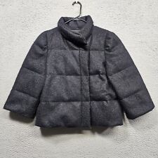 Dries Van Noten Jacket Womens Size 42 Black Mohair Wool Down Puffer picture