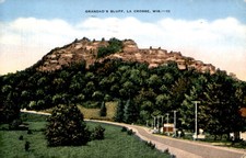Grandad's Bluff, La Crosse, Wisconsin - 1941 Postcard picture