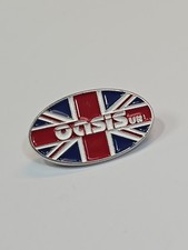 Oasis UK Lapel Pin English Rock Band British Flag Union Jack  picture