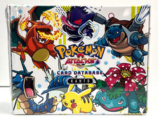 BOX POKEMON ATTACKS DATABASE Full Set Cards TCG PERU Edition 2024 CHARIZARD MEW picture