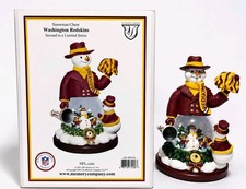 2003 Washington Redskins Snowman Cheer NFL Snowglobe Christmas Decor picture