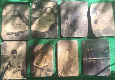 Lot of 8 Mid-1800s African American Tintype Photos Black Americana Vintage picture