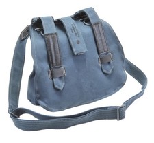 German WW2 M31 Bread bag with Shoulder Strap Luftwaffe Blue picture