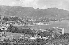 Vintage RPPC Acapulco Guerrero Mexico Panoramic Bay View Postcard 1950s picture
