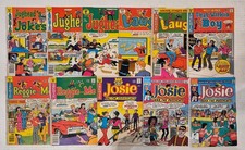 Archie Series Lot ☆11 VF- VG Josie, Laugh, Reggie and Me,Wilkins 1974 Bronze Age picture