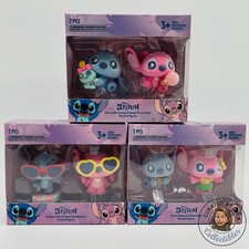 Disney Lilo & Stitch Flocked Figure Set Stitch Angel NIB 6pc Lot | HTF RARE picture