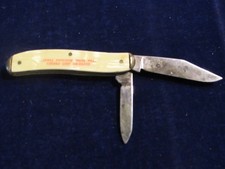 Vtg Supreme Feed Mills Advertising Folding Knife Glasgow, KY    Kn28 picture