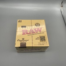 Full Box Raw Classic King Size Connoisseur Papers & Tips with Free LED Glow Tray picture