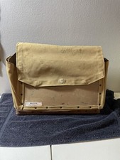 Vintage 1930s Bristow Portable Mail Distributor Bag USPS Postal History Satchel picture