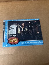 RARE - 1977 Topps Star Wars Han in the Millennium Falcon #30 Miscut Error Card picture