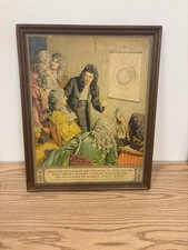 Vintage Bausch & Lomb Framed Print Milestones In Optical History picture