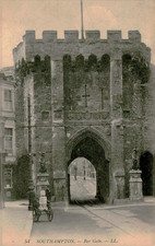 Antique Southampton England Postcard Bargate View LL Series c1910s picture
