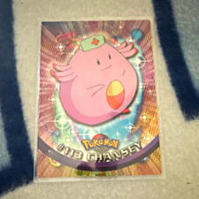 Topps TV Animation Edition Pokémon #113 Chansey Hologram Card 2000 English picture