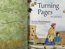Supreme Court Justice Sonia Sotomayor signed Turning Pages children’s book COA picture