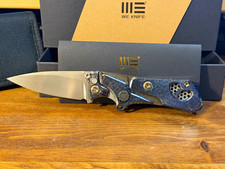 WE Knife Co. NexoMorph Button Lock Morphing Knife Flamed Ti (2.95