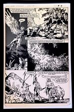 Marvel Fanfare #2 pg. 8 by Michael Golden 11x17 FRAMED Original Art Poster Comic picture
