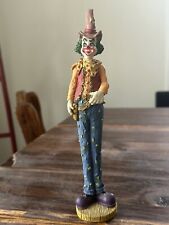  Vintage Resin Sheriff  Country Clothing Clown  9” picture