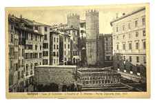 Antique RPPC Porta Soprana City Gate Castle Genova Genoa Italy picture