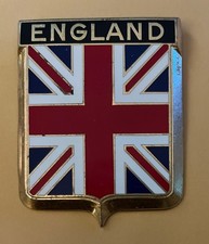 Badge auto car drago 1950s original England English British B picture