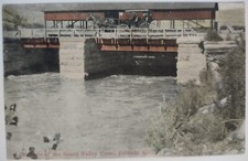 Vintage Postcard Headgate Grand Valley Canal Palisade Colorado Horse Buggy picture