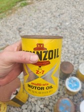 Pennzoil Quart Oil Can Display Sealed Empty picture