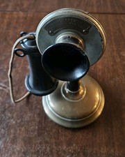 RARE Antique Early Monarch Candlestick Telephone Chicago-ALL ORIGINAL-L 180025 picture