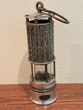 Vintage Wolf Safety Lamp Coal Miner's Lantern New York Collectible picture