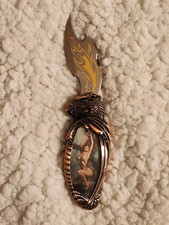 Franklin Mint Knightstone Collection 1999 1-Blade Lockback Hawkbill picture