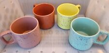 Coffee Mugs Set Of 4 Stoneware Vintage Styling By Thirstystone picture