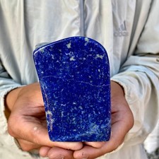 1.43LB Lapis Lazuli Freeform Polished Rough Tumble Healing Crystal Specimen Sto picture