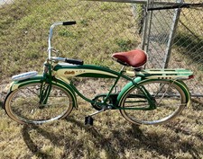 Vintage 1986 reissue of 1952 Columbia RX5 Bicycle Green & Cream SHIPPING picture