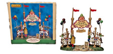 Lemax Carnival Entryway Holidays Seasons Lighted Village Table Accent Box 63580 picture