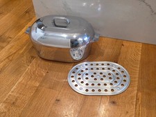 Wagner Ware Sidney O Magnalite 4267-P  13 Qt Roaster w/ Lid & Trivet Dutch Oven picture