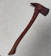 Vintage Red Painted Boys Firefighters Pickhead Fire Axe 3 lb 9.2 oz 24