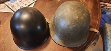Vintage French Army Helmet And Liner picture