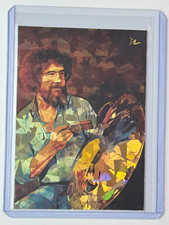 Bob Ross Limited Edition Artist Signed “Legendary Artist” Refractor Card 1/1 picture